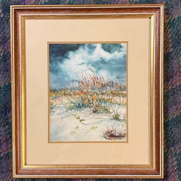 Coastal Landscape Painting, by Alexandria, professionally framed, NC Coast - Picture 3 of 17